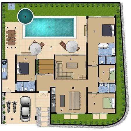 Villa Desi شاطئ بانغ تاو المظهر الخارجي الصورة